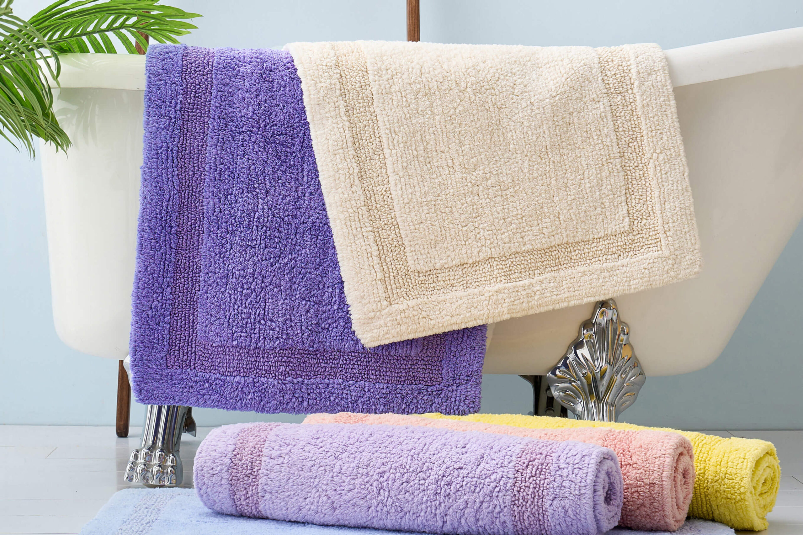 Water-absorbent bathroom mat Microfiber floor mat 2038x1358