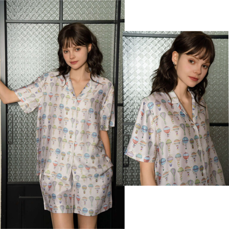 2026 Tencel Printed Set Short Set 800x80048